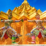 Demon Guardian in Wat Phra Kaew Grand Palace Bangkok