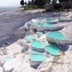 Travertines of Pamukkale - Denizli - Turkey.