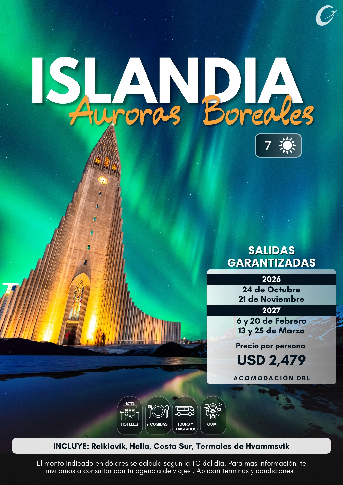 viaje auroras boreales